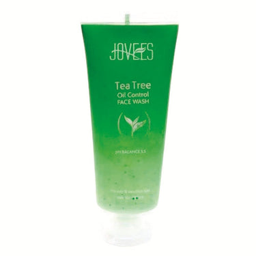 Jovees Herbal Tea Tree Face Wash for Oily & Sensitive Skin | Paraben & Alcohol-Free, Controls Oil, Prevents Breakouts, Remove Dead Skin | Gentle Cleanser For All Skin Types- 50ml (pack of 2)